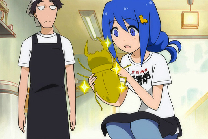 "A golden stag beetle!" From "Teekyu"